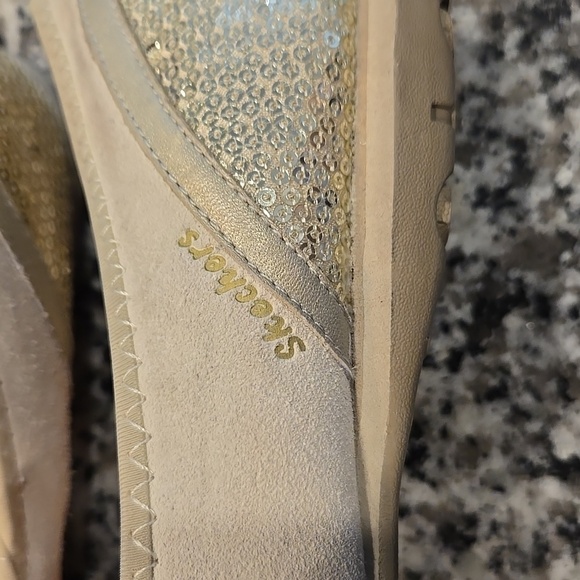 SKECHERS ACTIVE JUBILEE LEATHER BALLET FLATS. SIZE 10 - Picture 12 of 12